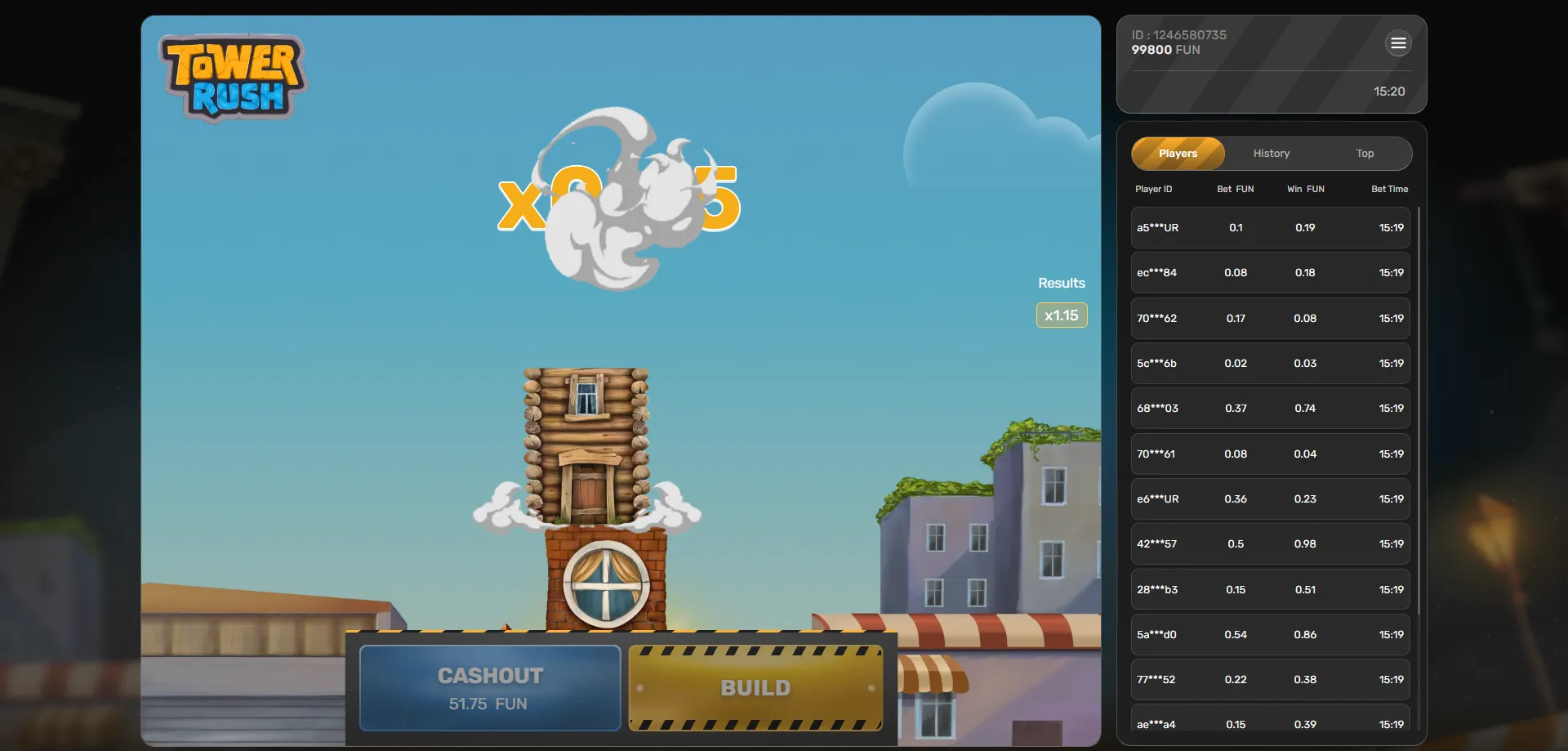 Tower Rush free demo play no registration needed