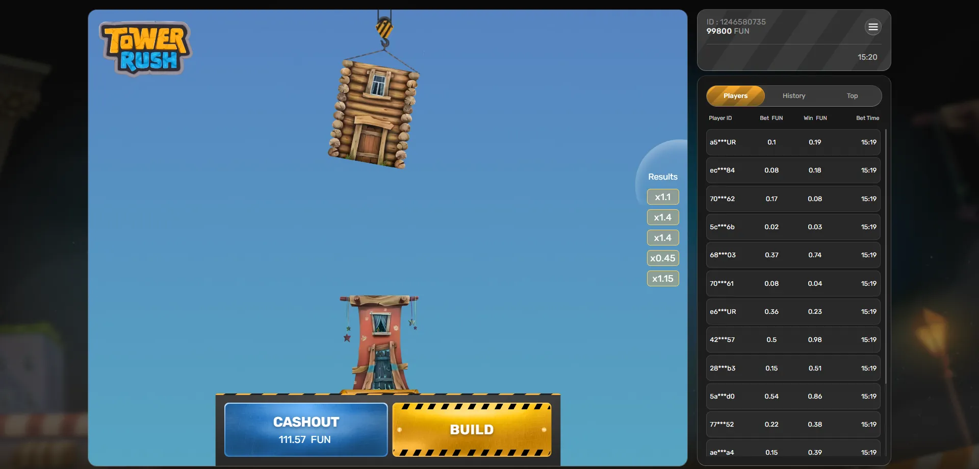 Tower Rush Galaxsys game mechanics explained Arabic